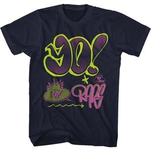 Yo Mtv Raps Graffiti Mtv Shirt